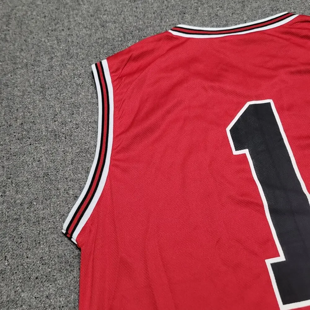 San Diego State Aztecs Jersey Mens Large Red Black 1 SGA Basketball Tank Shirt
